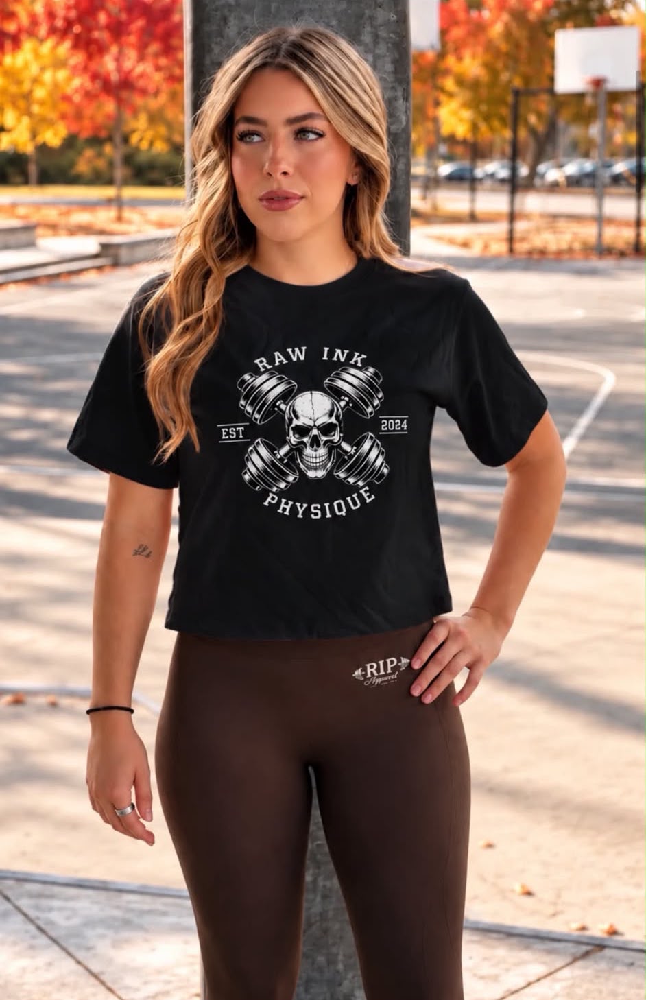 RIP Ladies Cropped T-Shirt